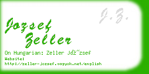 jozsef zeller business card